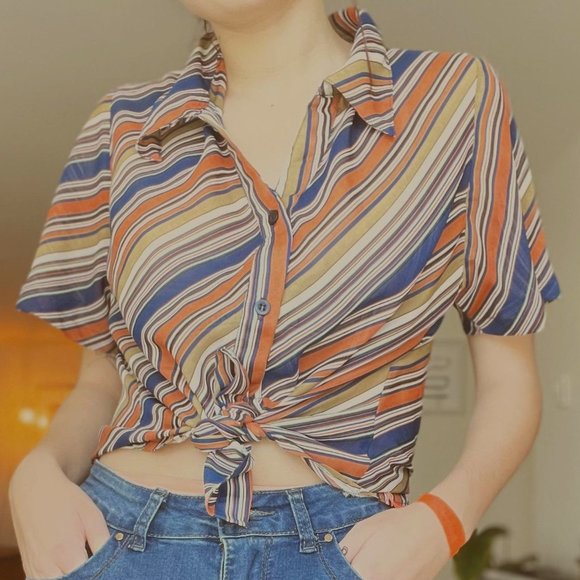 Vintage Multi Coloured Shirt - Picture 1 of 5